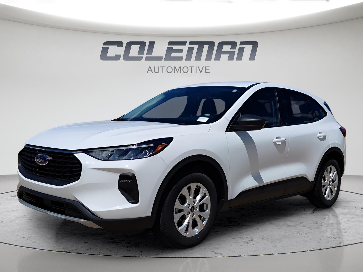 2025 Ford Escape Active in White — front three-quarter view