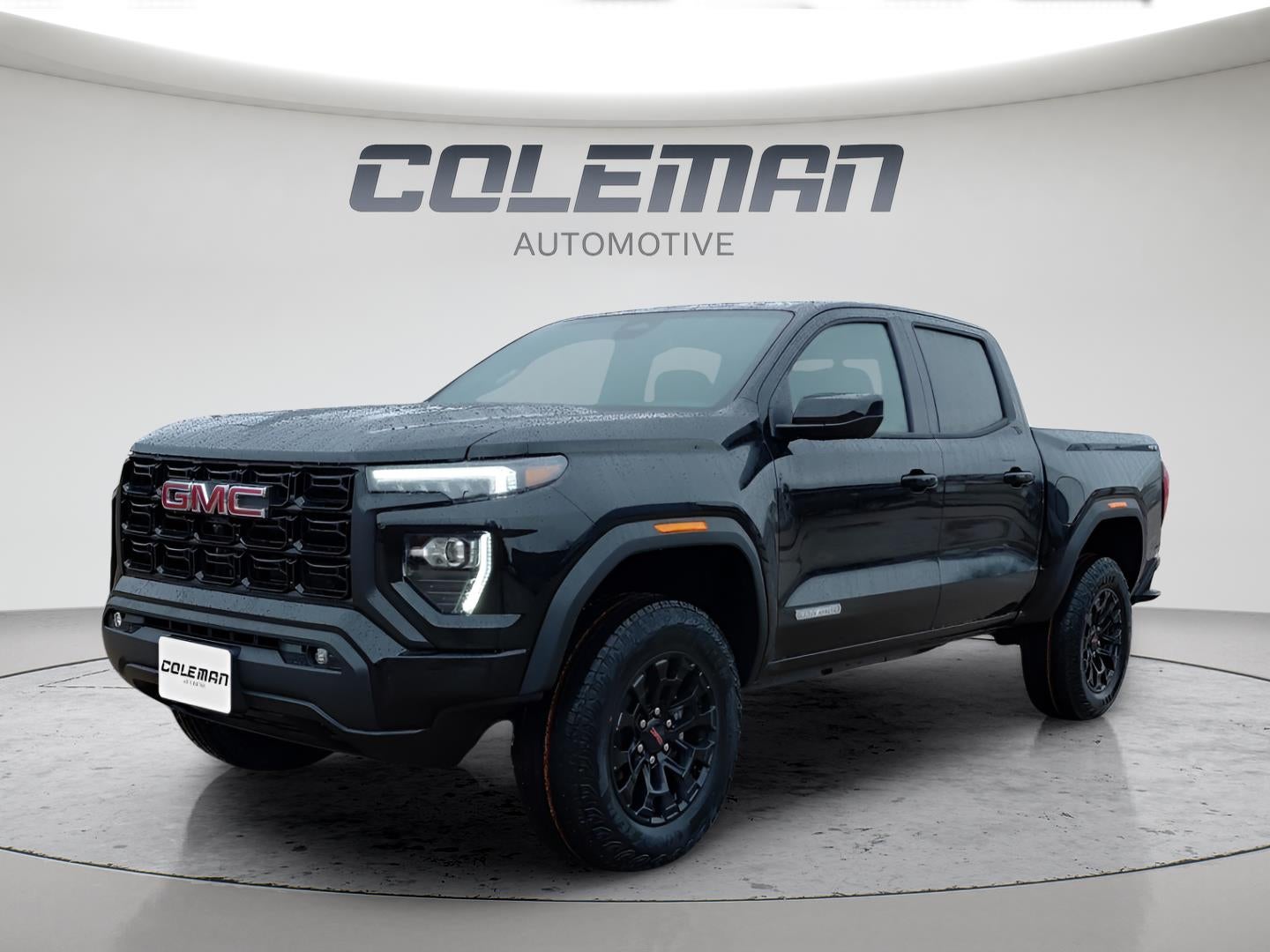 2026 GMC Canyon Elevation in Onyx Black — front three-quarter view