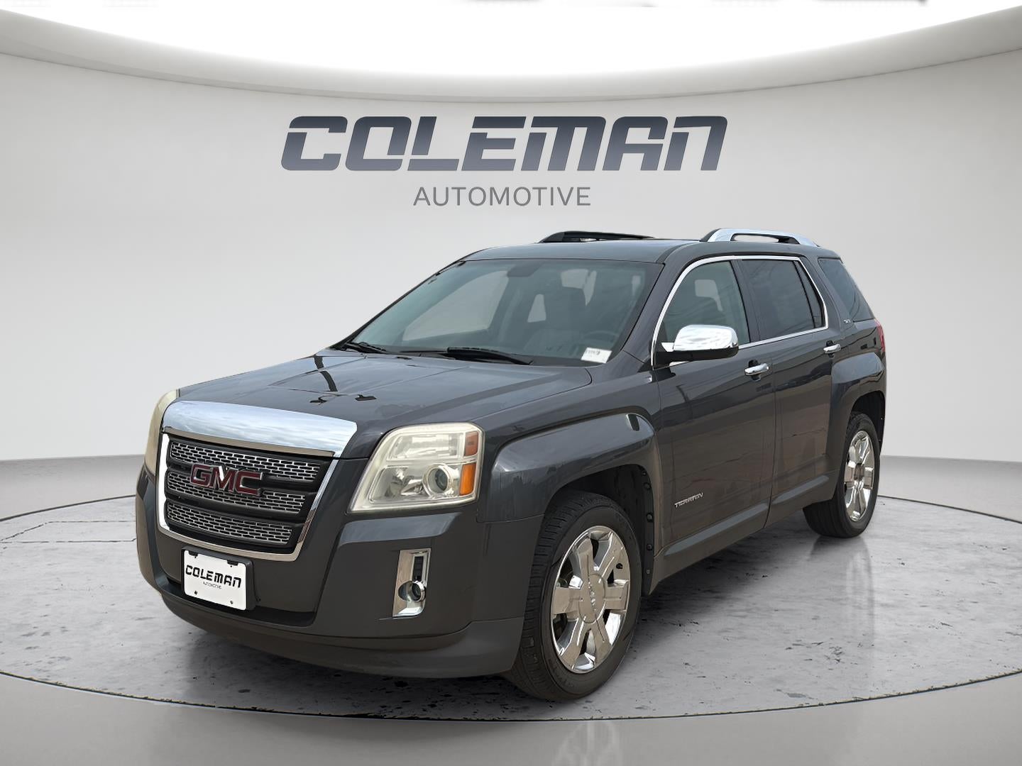 2010 GMC Terrain SLT-2 in Cyber Gray Metallic — front three-quarter view