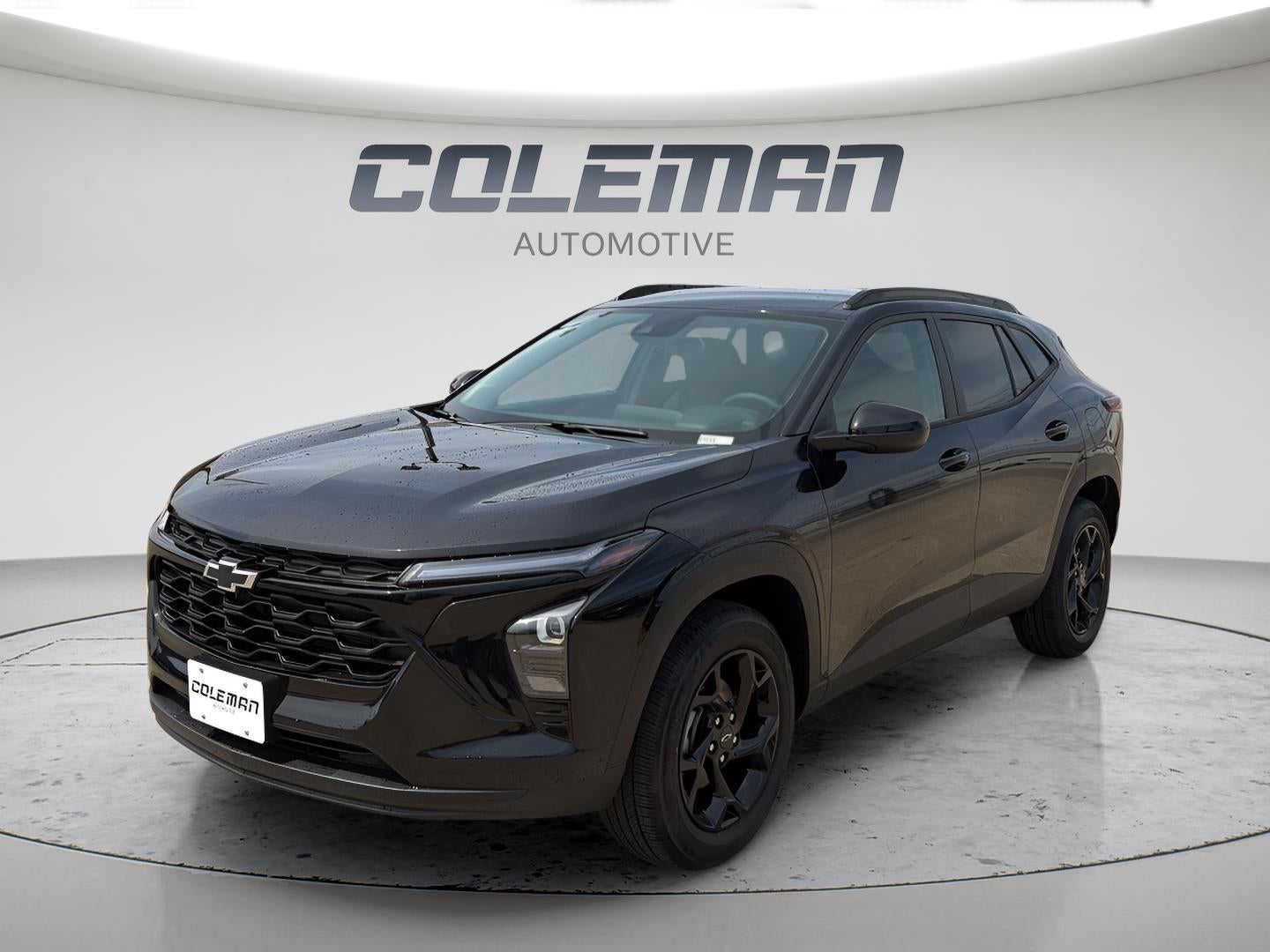 2026 Chevrolet Trax LT in Mosaic Black Metallic — front three-quarter view