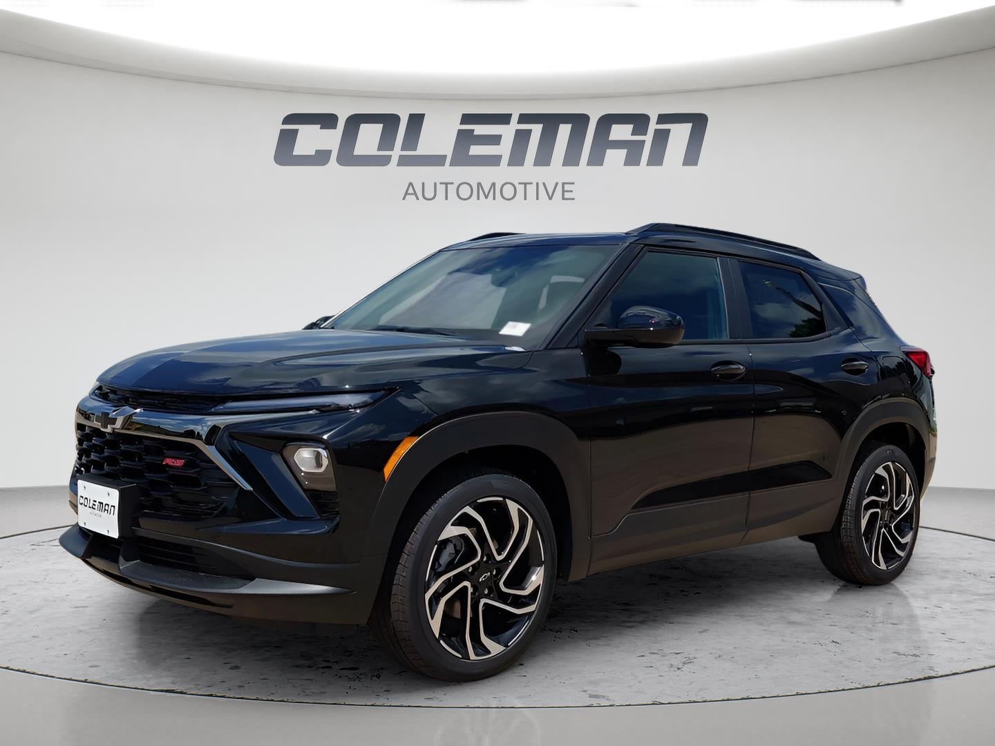 2026 Chevrolet Trailblazer RS in Mosaic Black Metallic — front three-quarter view